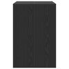 vidaXL Armario para lavadora con puerta Roble Negro 87 x 60 x 89 cm