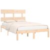 vidaXL Estructura de cama madera maciza de pino 120x200 cm