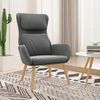 vidaXL Sill&oacute;n de relax de terciopelo gris oscuro