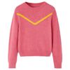 Jersey de punto infantil rosa 104