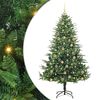 vidaXL &Aacute;rbol de Navidad Artificial Pre-iluminado con Juego de Bolas