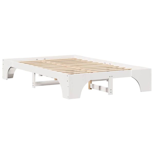 vidaXL Estructura de cama 140 x 190 cm Madera de pino macizo