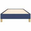 vidaXL Estructura de cama sin colchón tela azul 80x200 cm