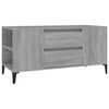 vidaXL Mueble de TV madera contrachapada gris Sonoma 102x44,5x50 cm