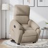 vidaXL Sill&oacute;n el&eacute;ctrico reclinable elevable tela microfibra gris taupe