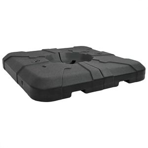 vidaXL Base para Paraguas de Brazo Oscilante 110 Negro Cuadrado
