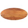 vidaXL Tablero de mesa ovalado madera maciza de acacia 110x50x3,8 cm