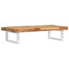 vidaXL Estante de lavabo de pared acero y madera maciza de acacia