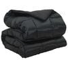 vidaXL Edred&oacute;n de Invierno 155 x 220 cm 450 gsm Negro