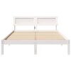 vidaXL Estructura de cama 135 x 190 cm Madera de pino macizo