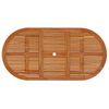 vidaXL Juego de comedor para jard&iacute;n 7 pzas madera maciza de eucalipto