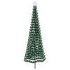 vidaXL &Aacute;rbol de Navidad de espumill&oacute;n con luces LED y estaca EKENAS