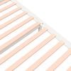 vidaXL Estructura de cama sin colch&oacute;n madera maciza blanco 160x200 cm