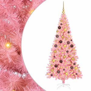 vidaXL &Aacute;rbol de Navidad Rosa 180 cm PVC
