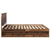 vidaXL Estructura de cama con cabecera Madera vieja 200 x 200 cm