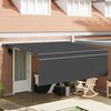vidaXL Toldo Retr&aacute;ctil Antracita 400 x 300 cm Poli&eacute;ster y Aluminio