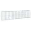 vidaXL Cesta de gaviones con cubierta hierro galvanizado 850x100x200cm