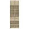 vidaXL Armario de madera de ingenier&iacute;a roble Sonoma 70x42,5x225 cm