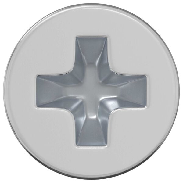 vidaXL Tornillos de Cabeza Avellanada 12 pcs Plateado M4 x 6 mm Hierro