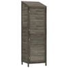 vidaXL Cobertizo de jard&iacute;n madera maciza abeto antracita 55x52x174,5cm