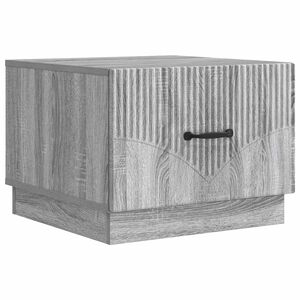 vidaXL Mesa de Caf&eacute; Gris Sonoma 49 x 50 x 37 cm Madera de Ingenier&iacute;a
