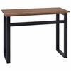 vidaXL Escritorio Natural Madera de teca maciza 100 x 45 x 75cm
