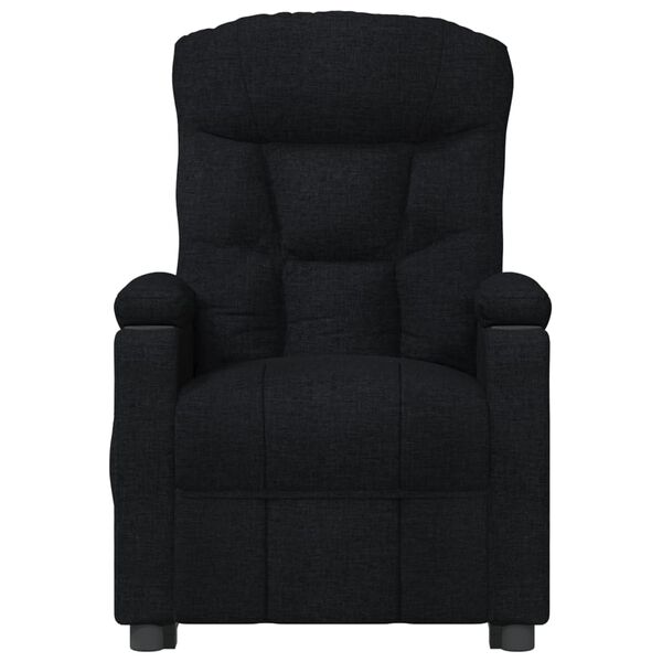 vidaXL Sill&oacute;n elevable tela negro