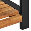 vidaXL Banco de madera maciza de teca 120 cm