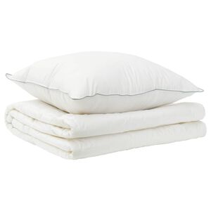 vidaXL Juego de edred&oacute;n y almohada 2 uds. 140x200 cm Verano 140 GSM
