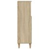 vidaXL Armario de ba&ntilde;o madera contrachapada roble Sonoma 30x30x100 cm
