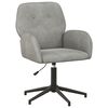 vidaXL Silla de escritorio giratoria 54 x 55 x 90 cm Gris Claro