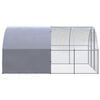 vidaXL Gallinero de exterior de acero galvanizado 3x4x2 m