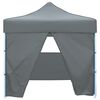 vidaXL Carpa pleglable Pop-Up con 4 paredes antracita 3x3 m