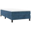 vidaXL Estructura de cama con somier terciopelo azul oscuro 90x200 cm