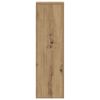 vidaXL Soportes de plantas 2 uds madera roble artisian 25x25x80 cm