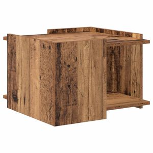 vidaXL Mesa de Caf&eacute; Madera envejecida 50,5 x 50 x 33 cm