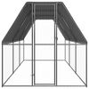vidaXL Jaula gallinero de acero galvanizado 2x6x2 m