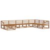 vidaXL Conjunto de sof&aacute;s de exterior 8 pcs Natural