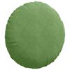 vidaXL Cojines para asiento 2 pcs Verde claro &Oslash; 40 x 13 cm Terciopelo