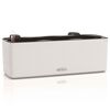 LECHUZA Jardinera CUBE color triple con ganchos blanco
