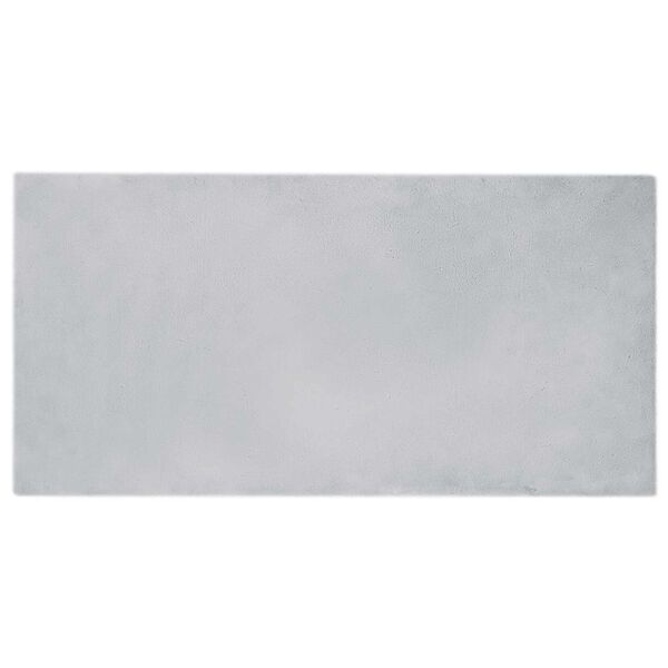 vidaXL Alfombra de Piel Sint&eacute;tica de Conejo Olite Gris 100 x 200 cm