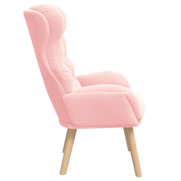 vidaXL sill&oacute;n Rosa 69 x 74 x 93 cm Tela Sherpa