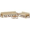 vidaXL Conjunto de sof&aacute;s de exterior con coj&iacute;n 8 pcs Natural y Beige