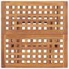 vidaXL Set comedor de jard&iacute;n plegable 3 piezas madera de teca cojines