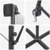 vidaXL Parasol de cantilever tipo pl&aacute;tano Arena 249 x 249 x 250 cm