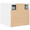 vidaXL Muebles de pared para TV 2 uds blanco 30,5x30x30 cm