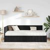 vidaXL Estructura de Cama Esquina con Colch&oacute;n 2 pcs Negro Terciopelo