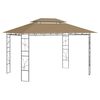 vidaXL Cenador gris taup&eacute; 4x3x2,7 m 160 g/m&sup2;