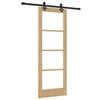 vidaXL Puerta Corredera Natural 73,5 x 198,5 cm