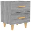 vidaXL Mesita de noche gris sonoma 40x35x47,5 cm